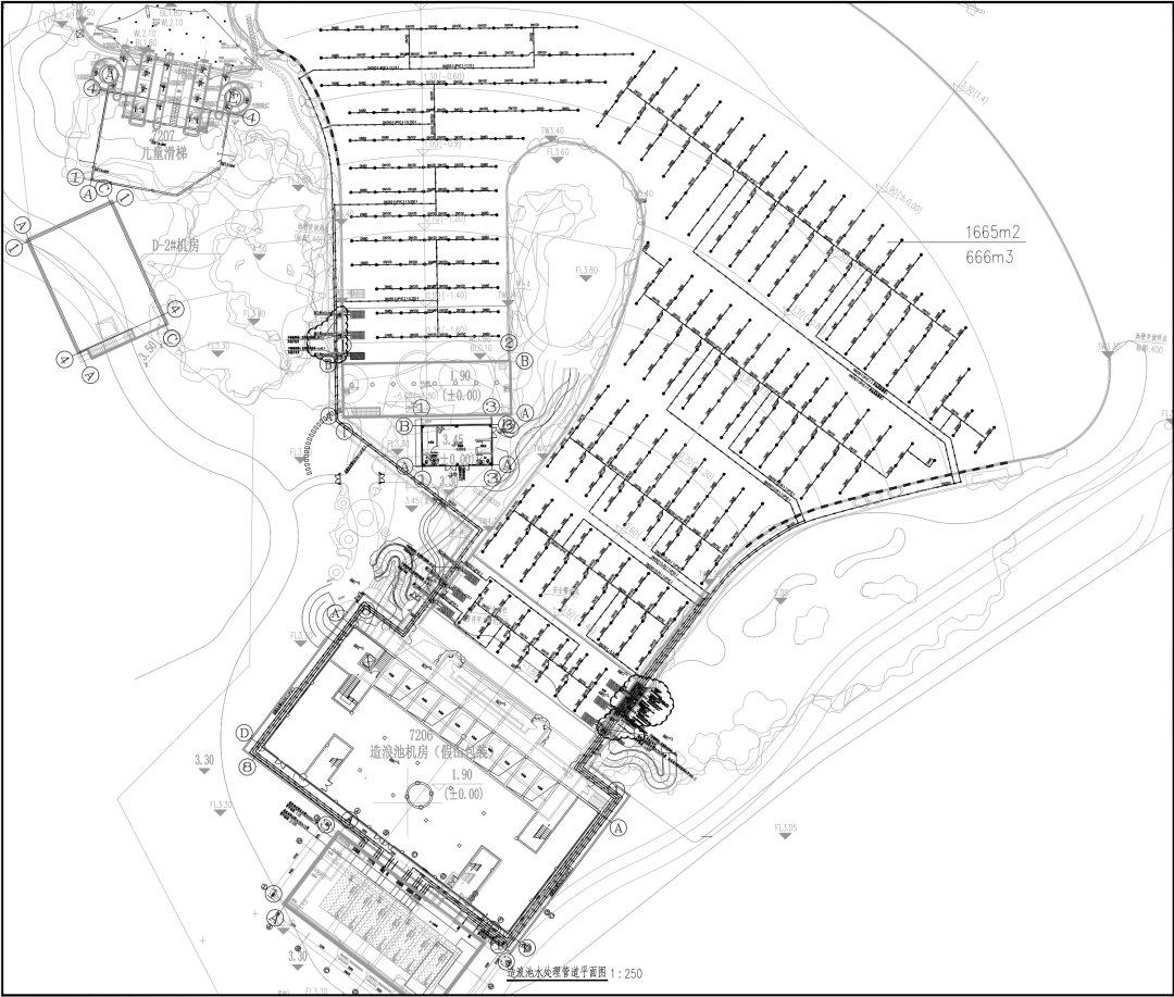 7200m³的造浪池,选择了这种更强大的过滤方式 7200m³的造浪池,选择了这种更强大的过滤方式